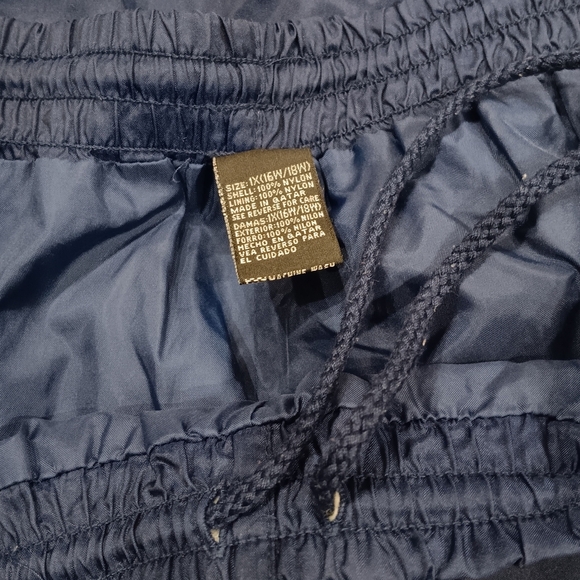 VTG 80s BOLO Spirit Women's Sz 1X Navy Windbreaker Track Jacket Pants Suit Set - Picture 7 of 13